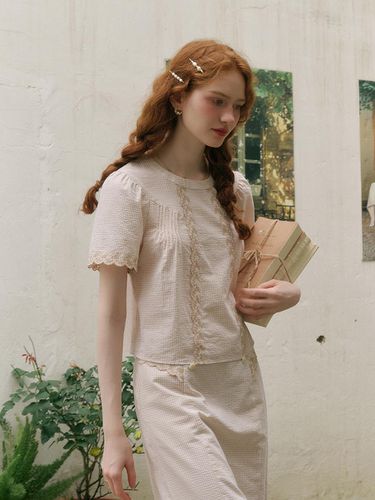 Embroidered Vintage Blouse - Simple Retro - Modalova