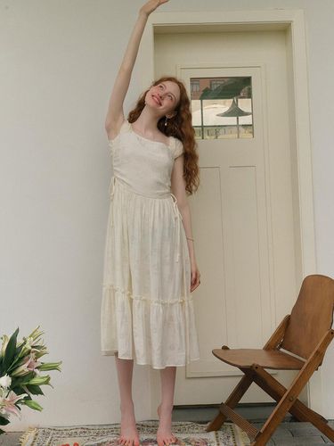 Drawstring Fairy Summer Dress - Simple Retro - Modalova