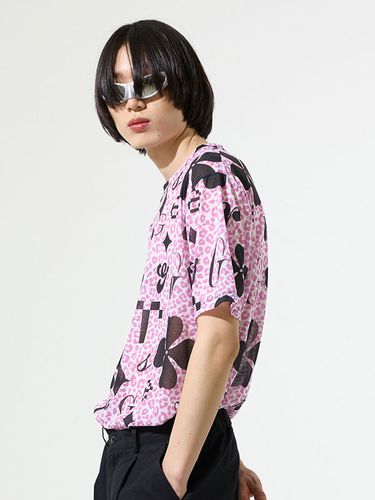 Clover Print T-shirt_Pink - GREEDILOUS - Modalova