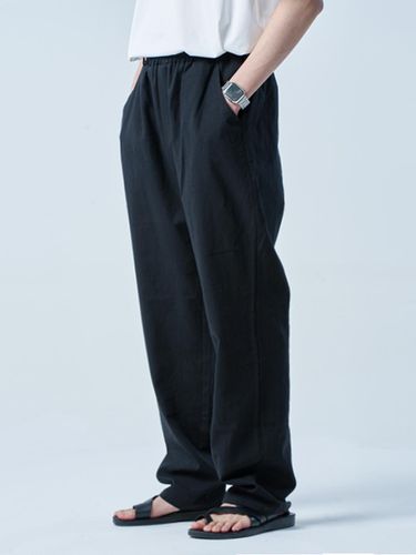 Linen Cooling Summer Wide Slacks_2colors - KOLEAT - Modalova