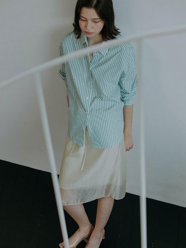 Stripe Shirt by ICHIMEN_Green - OTHERS - Modalova