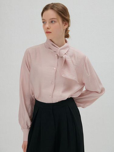 Ribbon Blouse Pink - camino - Modalova