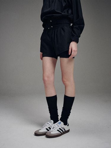 Windbreaker Two In One Shorts_Black - Mardi Mercredi Actif - Modalova