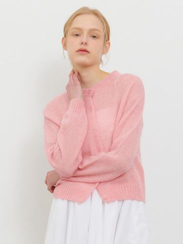 Boucle Cardigan Pink - camino - Modalova