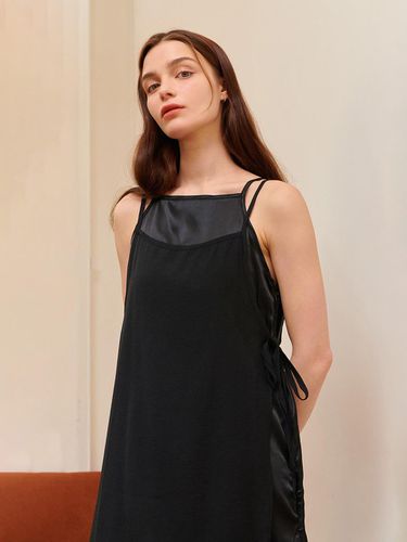 Strap Summer Layered Sleeveless Dress - camino - Modalova