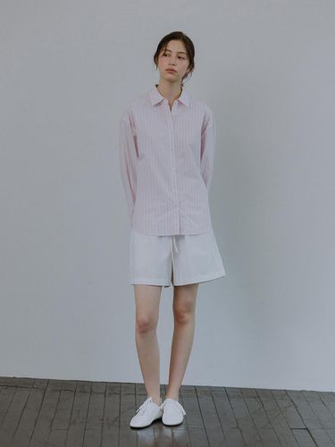 Stripe Shirt by ICHIMEN_Lavender Pink - OTHERS - Modalova