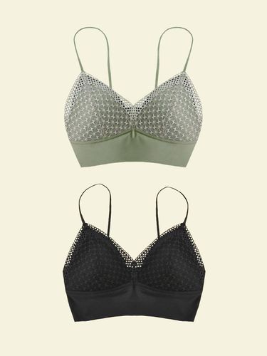 Lace Trimming Bralette - SUNDAY LOUNGE - Modalova