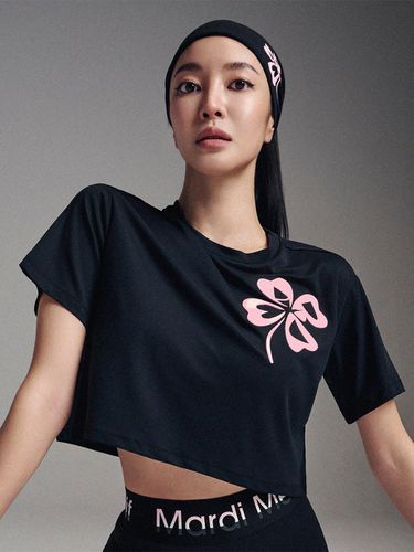 AIRLIFT Cropped Top Clovermardi_Black Pink - Mardi Mercredi Actif - Modalova