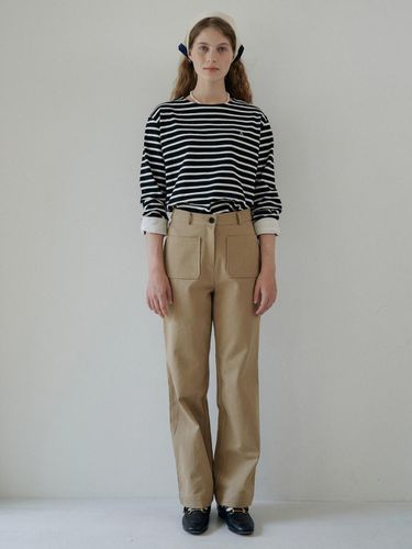 W Front Pocket Button Pants - ANEDIT - Modalova