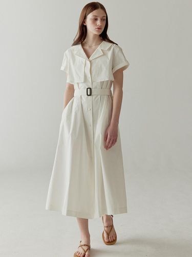 Summer Trench Dress - White - FLOWOOM - Modalova