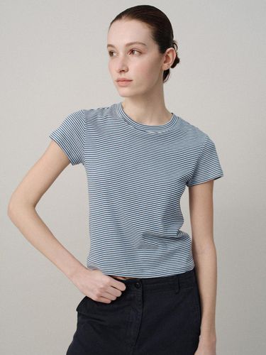 S Stripe T-shirt_Blue - NOTHING WRITTEN - Modalova