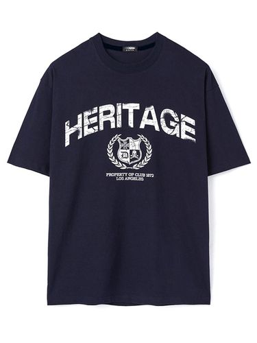 Heritage Half Sleeve T-shirt_Navy - DNSR - Modalova