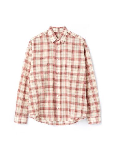 Oversized Check Shirt_Pink - DNSR - Modalova