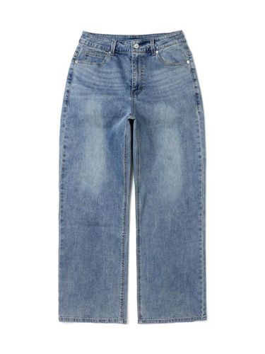 Wide Fit Denim Pants_Light Indigo - UCLA - Modalova