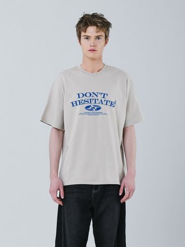 Slogan T-shirt_Beige - RADINEO - Modalova