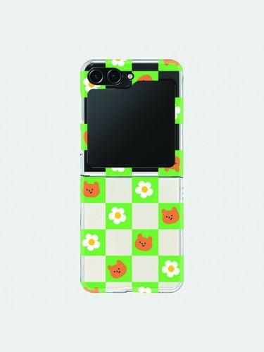 Checkerboard Daisy Z Flip Hard Case - theninemall - Modalova