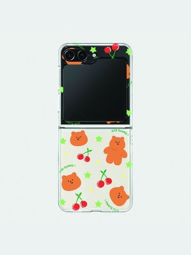 Pattern Star Z Flip Clear Hard Case - theninemall - Modalova