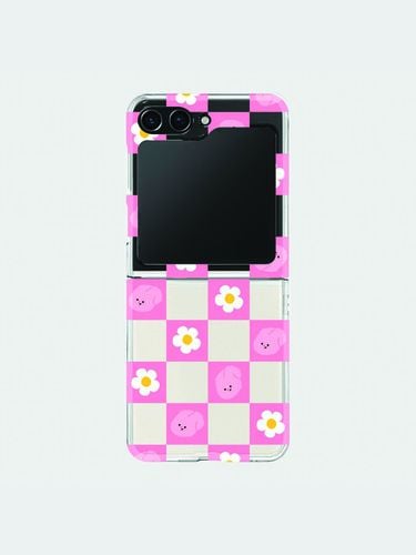 Checkerboard Daisy Windy Z Flip Hard Case - theninemall - Modalova