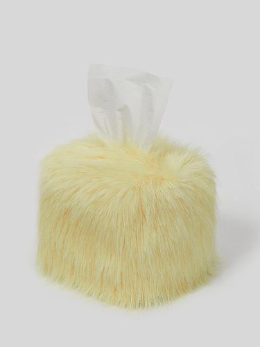 Doggie Eco Fur Tissue Cover Yellow - molliolli - Modalova