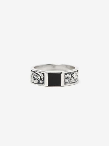 Doodle Onyx Ring - AEKKI - Modalova