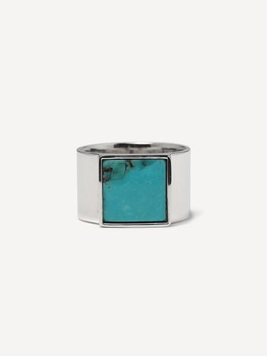 Flat Turquoise Ring - AEKKI - Modalova