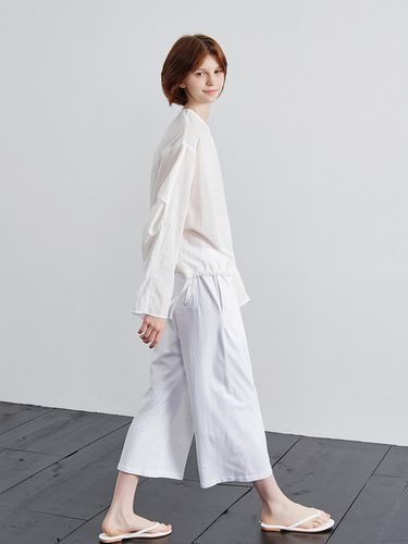 Koznok Noel Banding Wide Pants - KOZNOK - Modalova