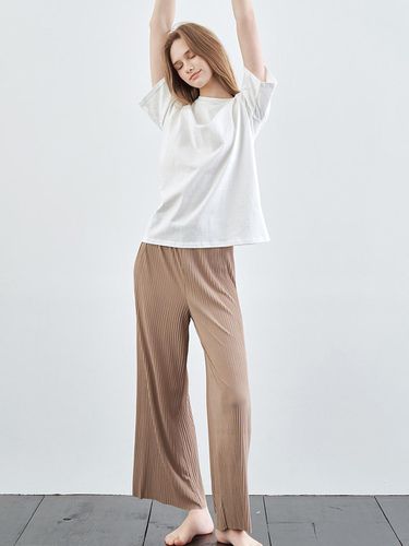 Lauren Pleats Women's Pajama Pants - KOZNOK - Modalova