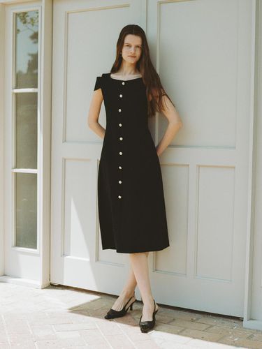 CERAVI BUTTON DRESS - TOWAV - Modalova