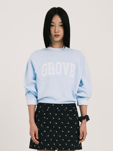 GRVB_Pigment Dyed Logo Sweatshirt [2COLOR] - grove - Modalova