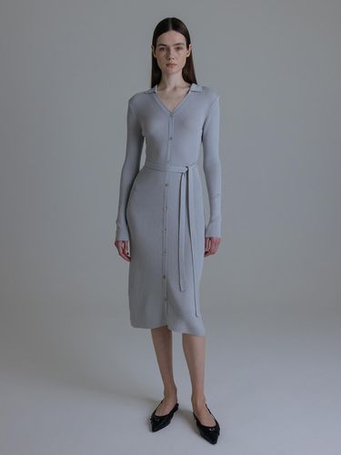 TESSA COLLAR KNIT DRESS (3colors) - TOWAV - Modalova