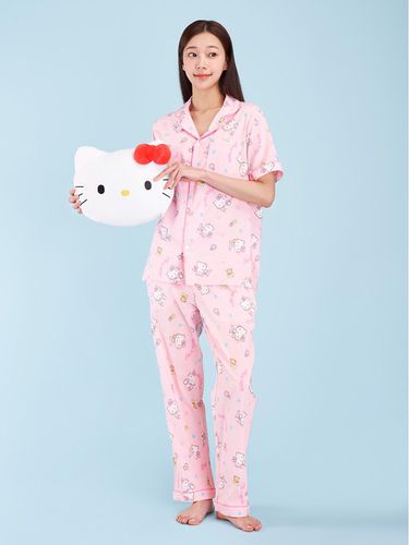 Hello Kitty Cotton Rayon Short Sleeve Pajama Set - anybody - Modalova