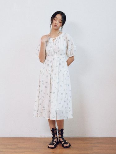 IT_Floral balloon sleeves dress - itte - Modalova