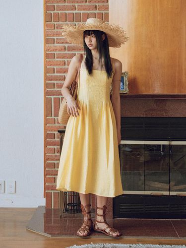 IT_Yellow backless lace up dress - itte - Modalova