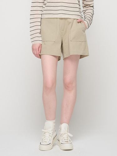 Big Pocket Banded Simple Cotton Shorts () - ROIDESROIS - Modalova