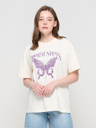 Butterfly Graphic Print T-shirt () - ROIDESROIS - Modalova