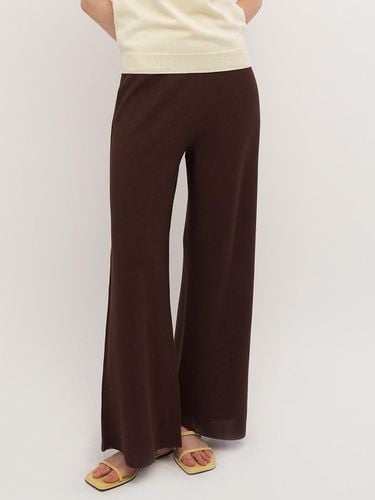 Regular straight fit knit pants - SEKANSKEEN - Modalova