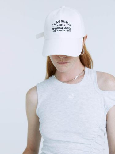 DIETER Classique Logo Ball Cap_White - MUSEE - Modalova