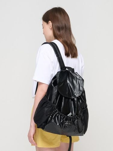 Mesh Pocket String Hooded Backpack () - ROIDESROIS - Modalova