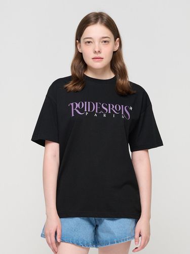 Standard Lettering Logo Print Short Sleeve T-shirt - ROIDESROIS - Modalova