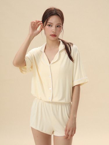 Midnight jumpsuit Light Yellow SET - EAU CLAIR - Modalova