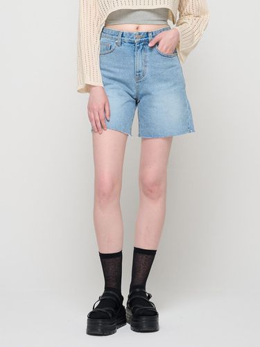 Cut denim waistband shorts () - ROIDESROIS - Modalova