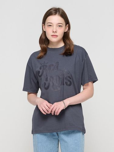 Big Logo Line Lettering Logo Short Sleeve Tee (Cha - ROIDESROIS - Modalova