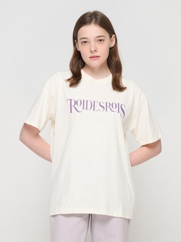 Standard lettering logo print short sleeve T-shirt - ROIDESROIS - Modalova