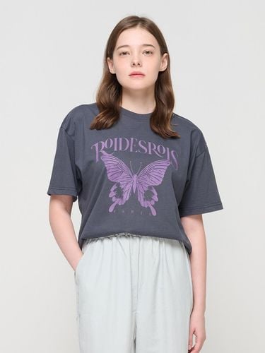 Butterfly Graphic Print T-shirt () - ROIDESROIS - Modalova