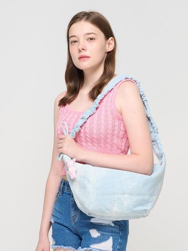 Cotton Shirring Fold Shoulder Bag () - ROIDESROIS - Modalova