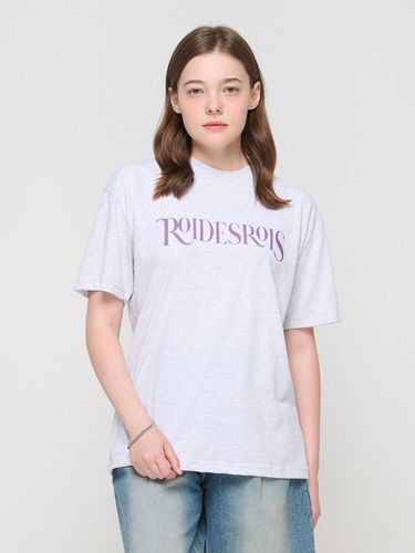 Standard Lettering Logo Print Short Sleeve T-shirt - ROIDESROIS - Modalova