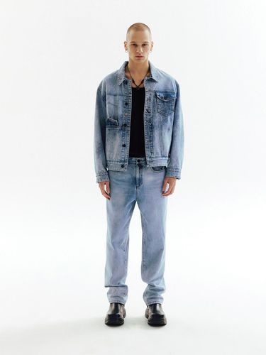 Reverse B-Tech Denim Jacket Blue - CHOWOO - Modalova