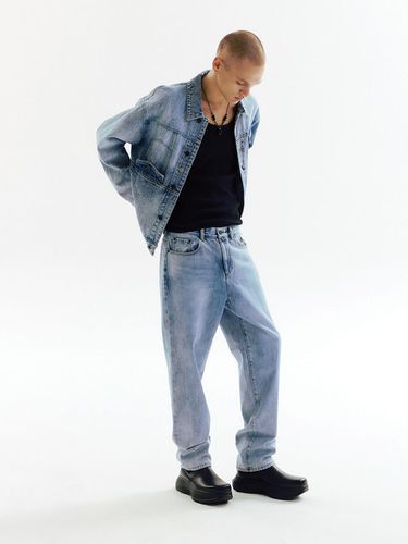 ST Bleached Denim Pants Blue - CHOWOO - Modalova