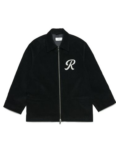 R EMBROIDERED JACKET CORDUROY BLACK - Rolling Studios - Modalova