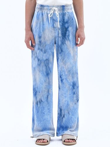 Unisex Tie Dye Pleats String Pants_Blue - Trip LE Sens - Modalova